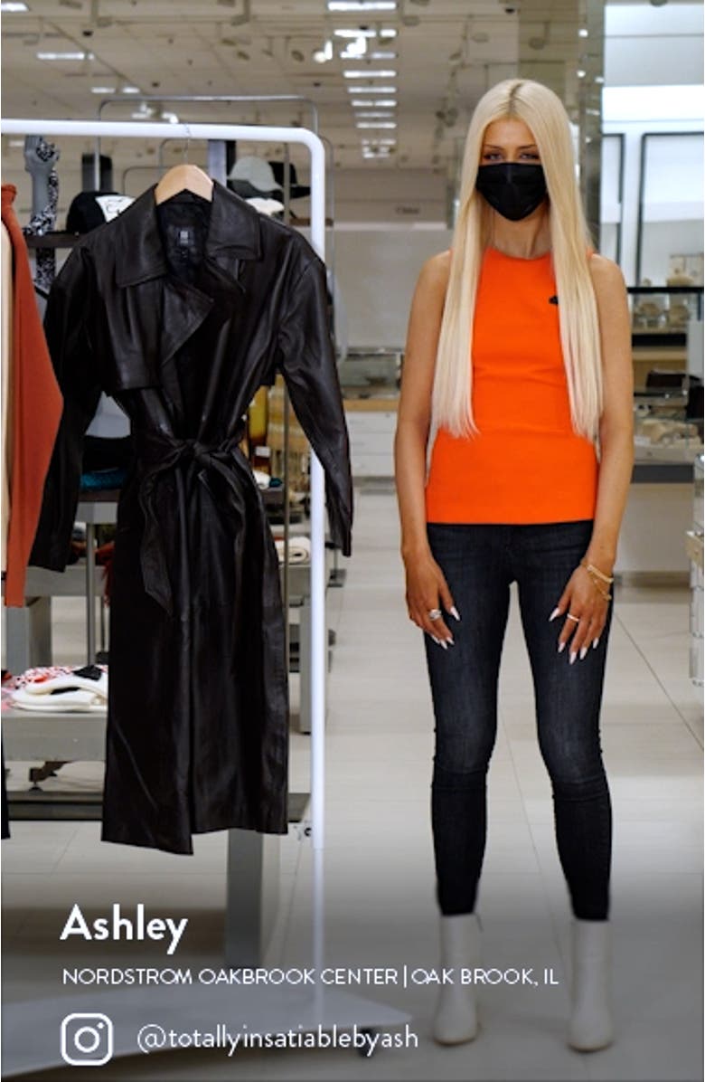 Leather Trench Coat, sales video thumbnail