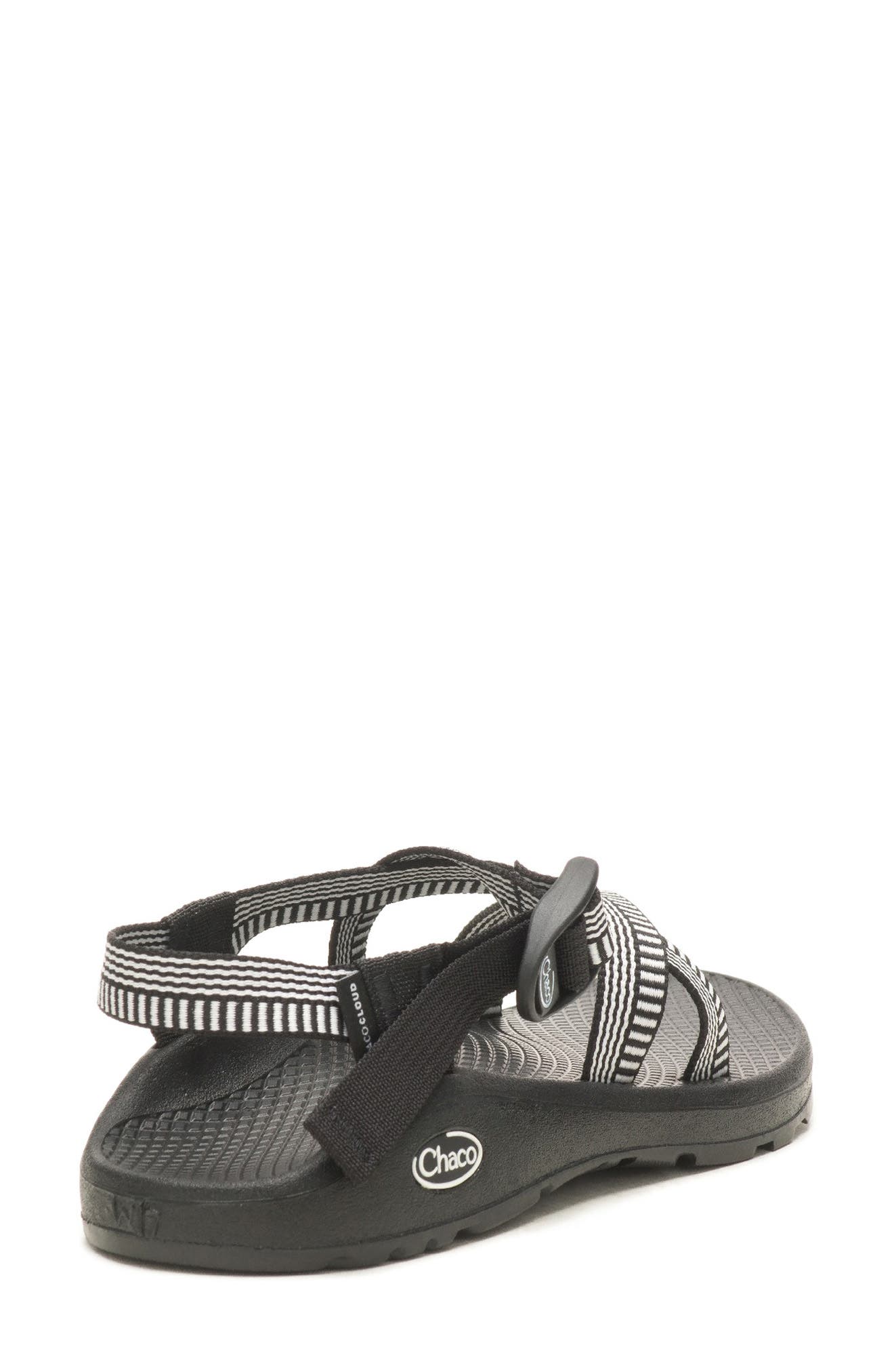 Chaco Z Cloud Sandal, Alternate, color, Level Black/ White 2