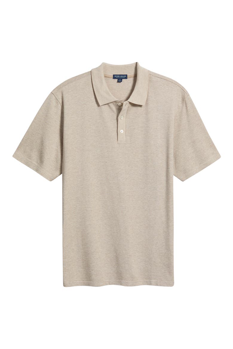 Barnes Crown Crafted Knit Polo, Alternate, color, TRUFFLE