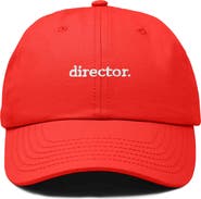 Dalix Director Embroidered Low Crown Cap