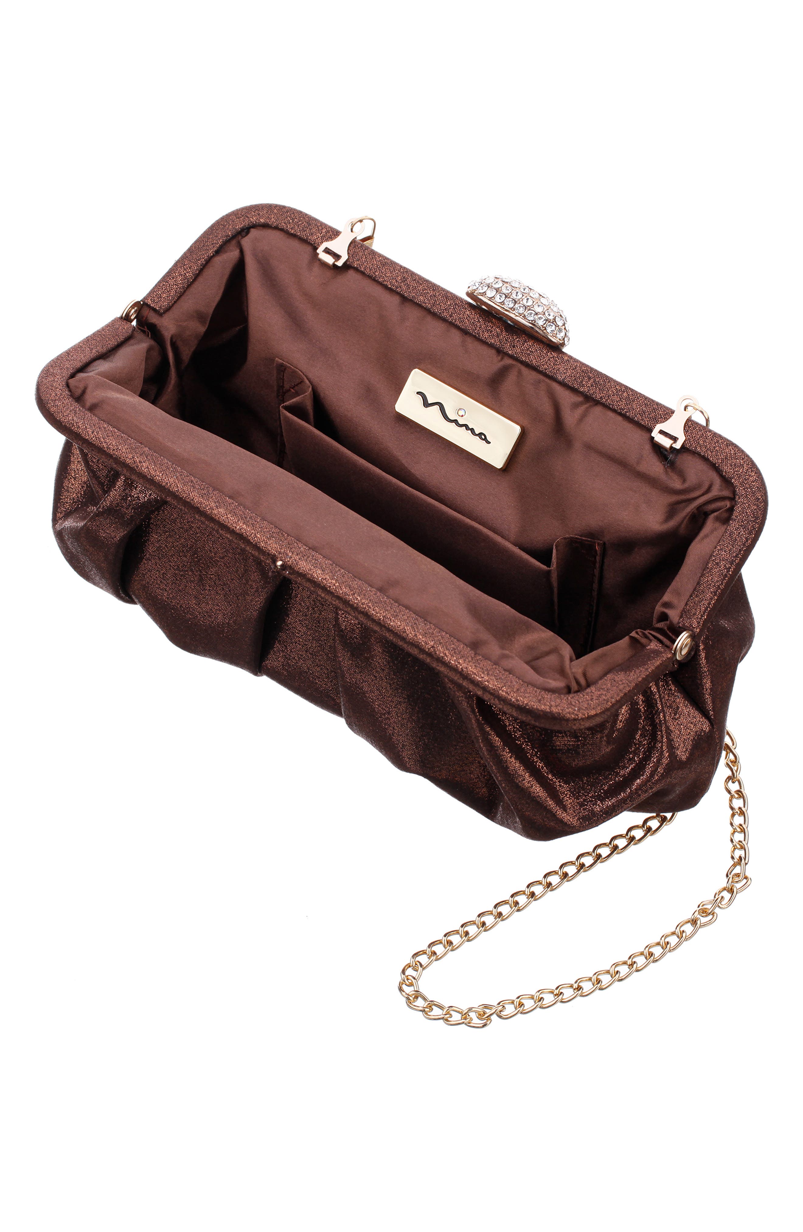 Concord Frame Clutch, Alternate, color, BRONZE
