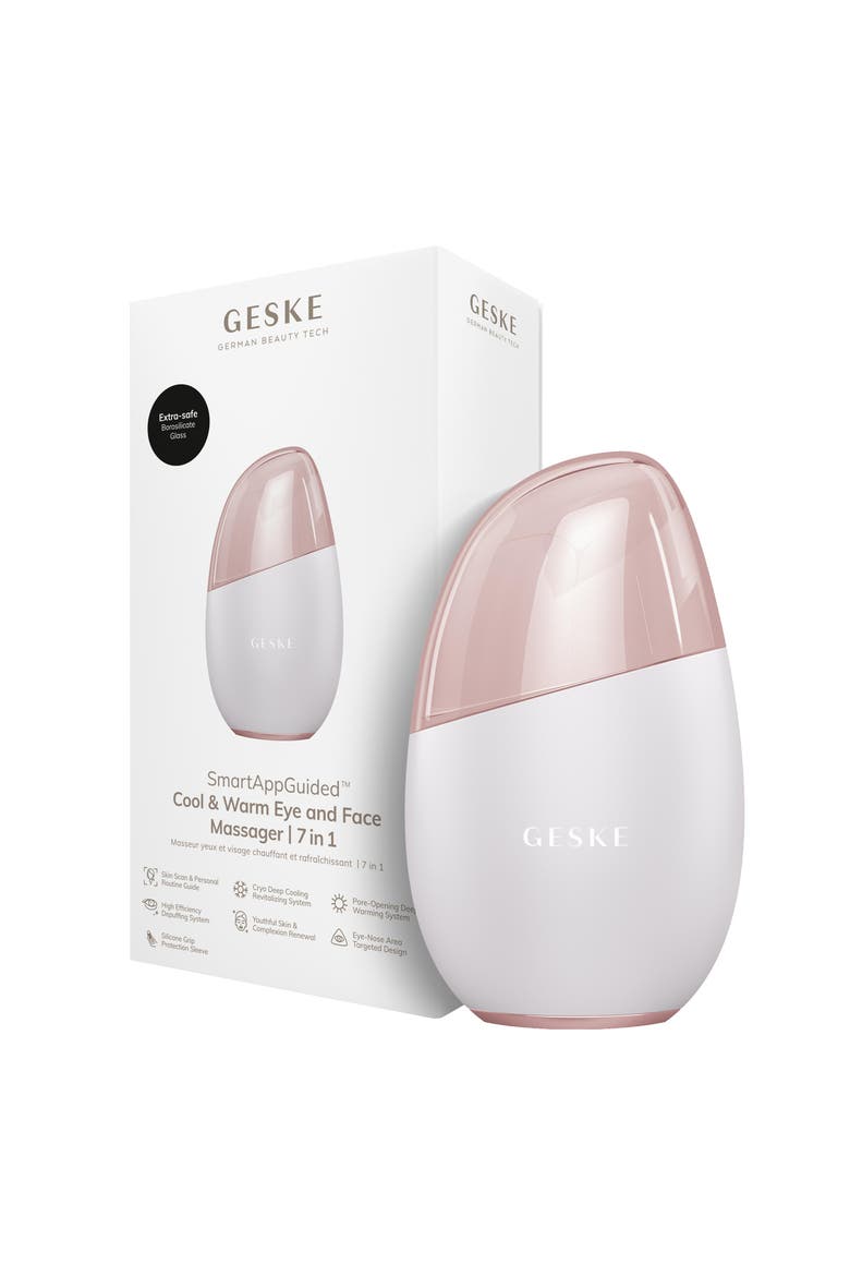 SmartAppGuided Cool & Warm Eye & Face Massager | 7 in 1, Main, color, Starlight