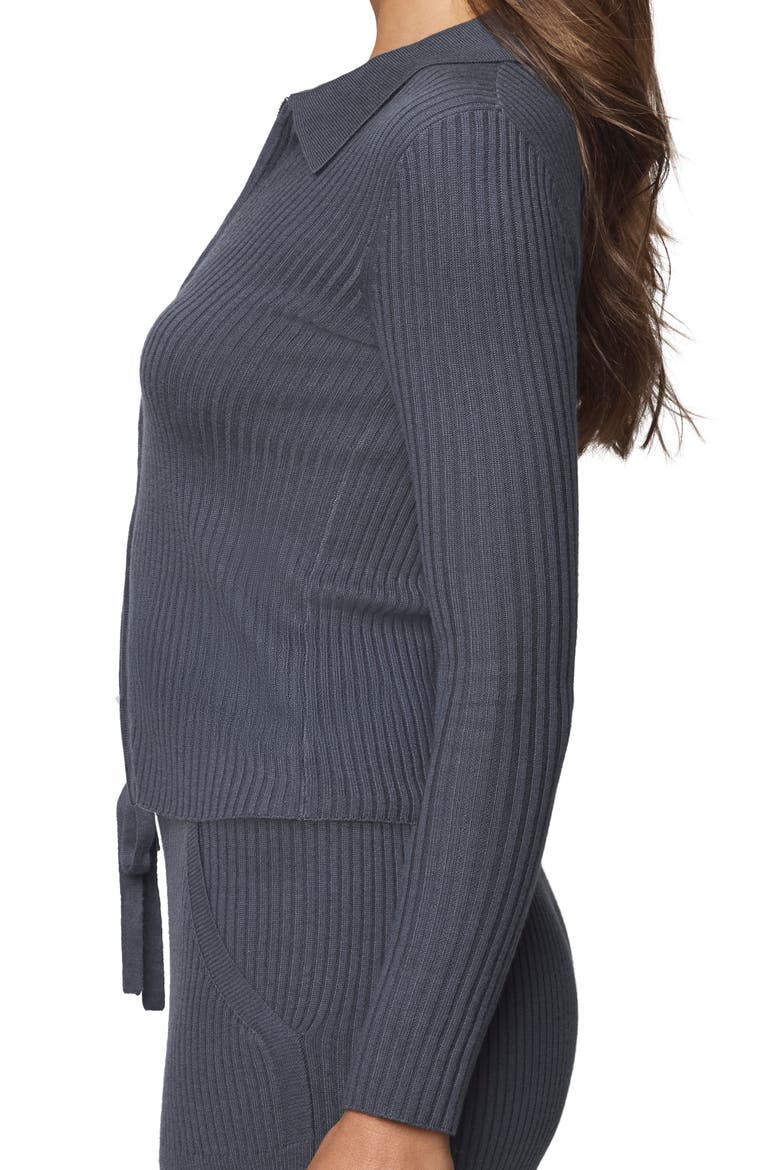 Georgie Two-Way Zip Sweater, Alternate, color, ICE NAVY