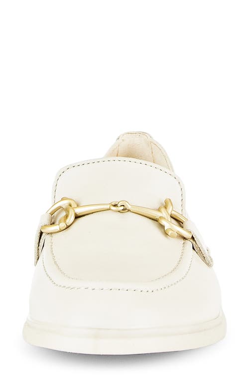 Gabor Bit Loafer In White