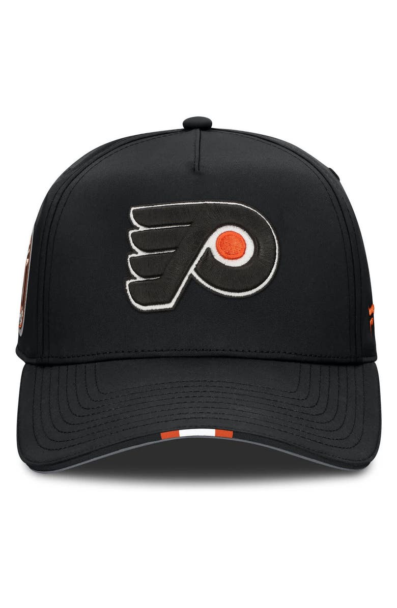 FANATICS Men's Fanatics Black Philadelphia Flyers 2025 NHL Draft Authentic Pro On-Stage Podium A-Frame Adjustable Hat, Alternate, color, 