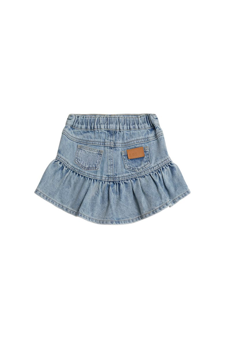 Dreamy Denim Frilly Skirt, Alternate, color, DENIM