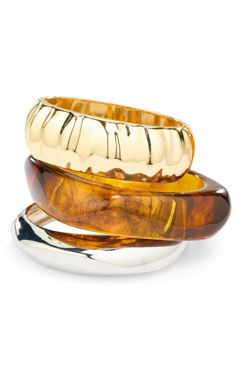 Set of 3 Bangle Bracelets