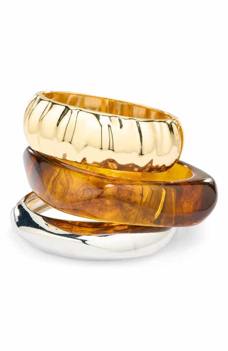 NATASHA Set of 3 Bangle Bracelets