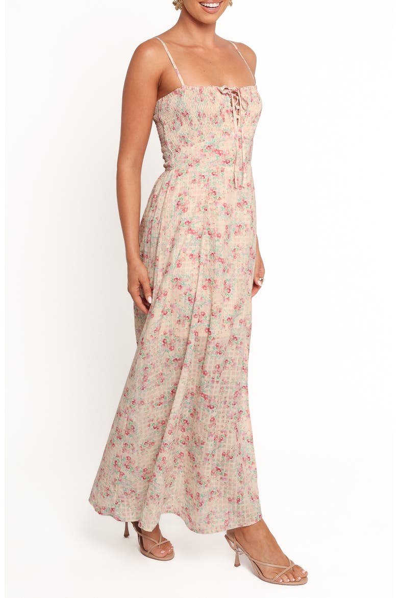 Vespera Floral Maxi Dress, Alternate, color, PINK DITSY