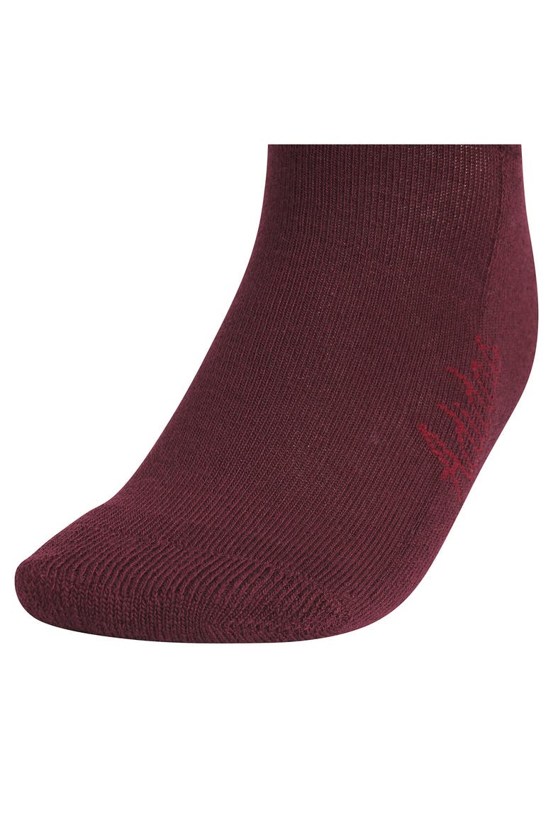 Climacool Athletic Cushioned High Quarter Socks, Alternate, color, MAROON/ MAGIC MAUVE/ WHITE