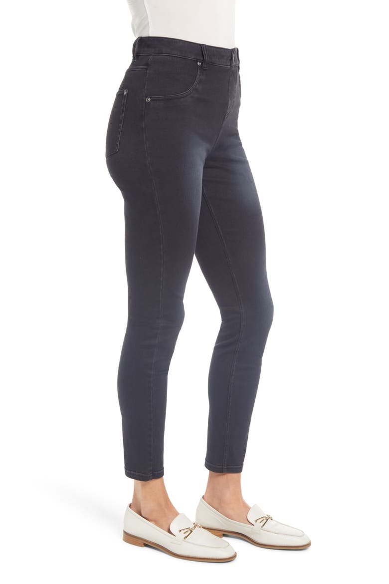 AZ Ultrasoft Denim Leggings, Alternate, color, FADED BLACK WASH