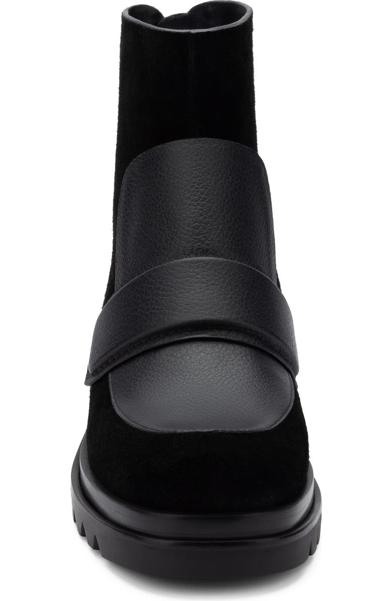 Mercedes Castillo Tumbled Leather Combat Boot, Alternate, color,