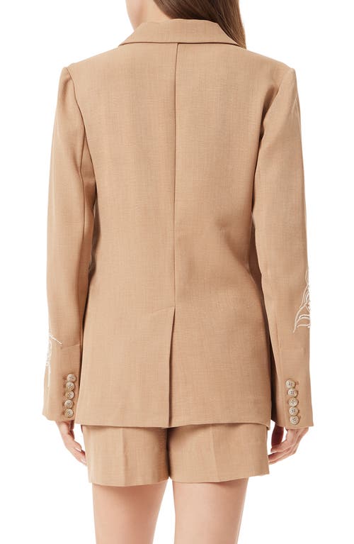 SAM EDELMAN SAM EDELMAN FALLON BEAD DETAIL SLIM BLAZER 