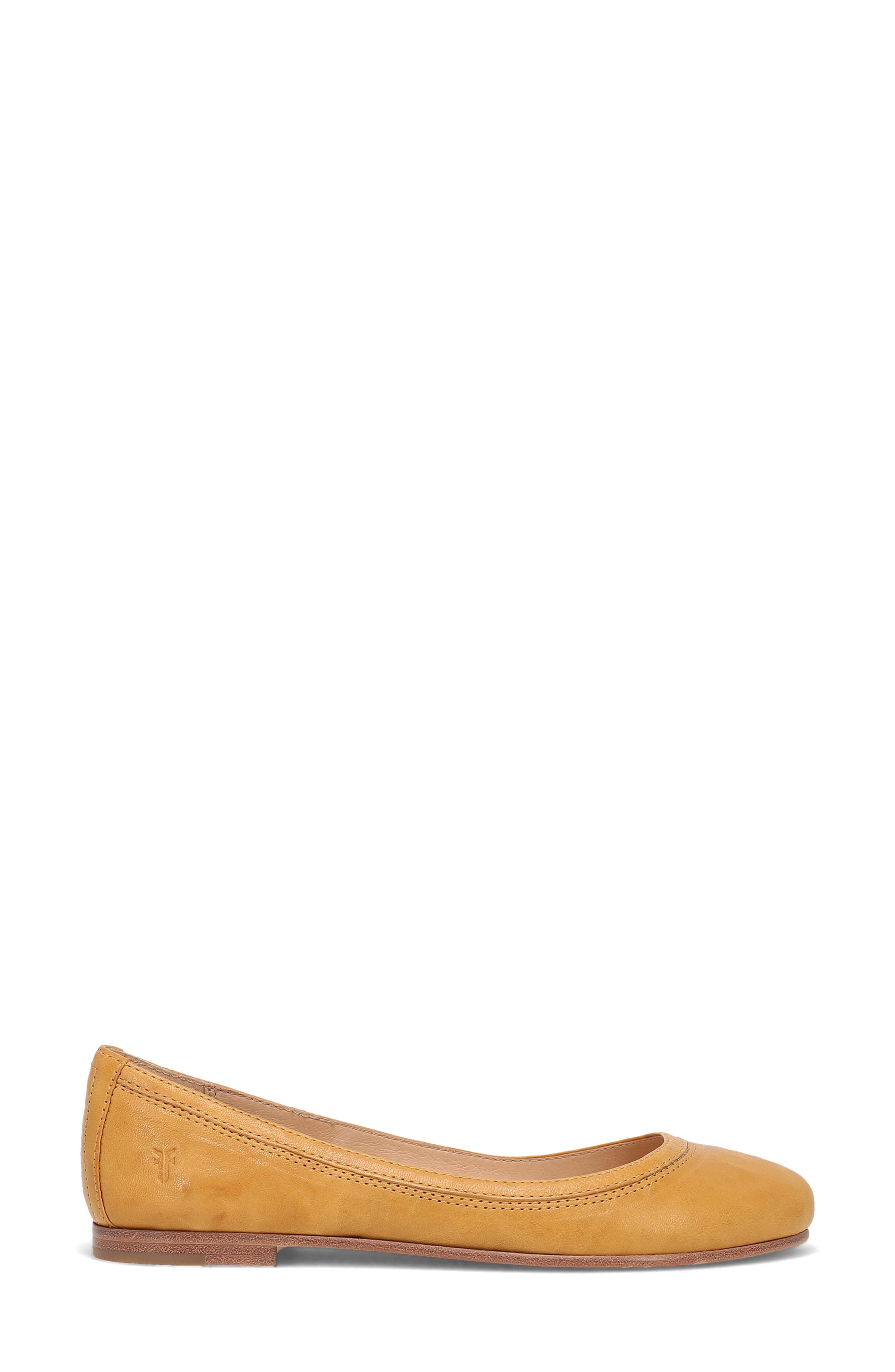 Carson Ballet Flat, Alternate, color, MARIGOLD