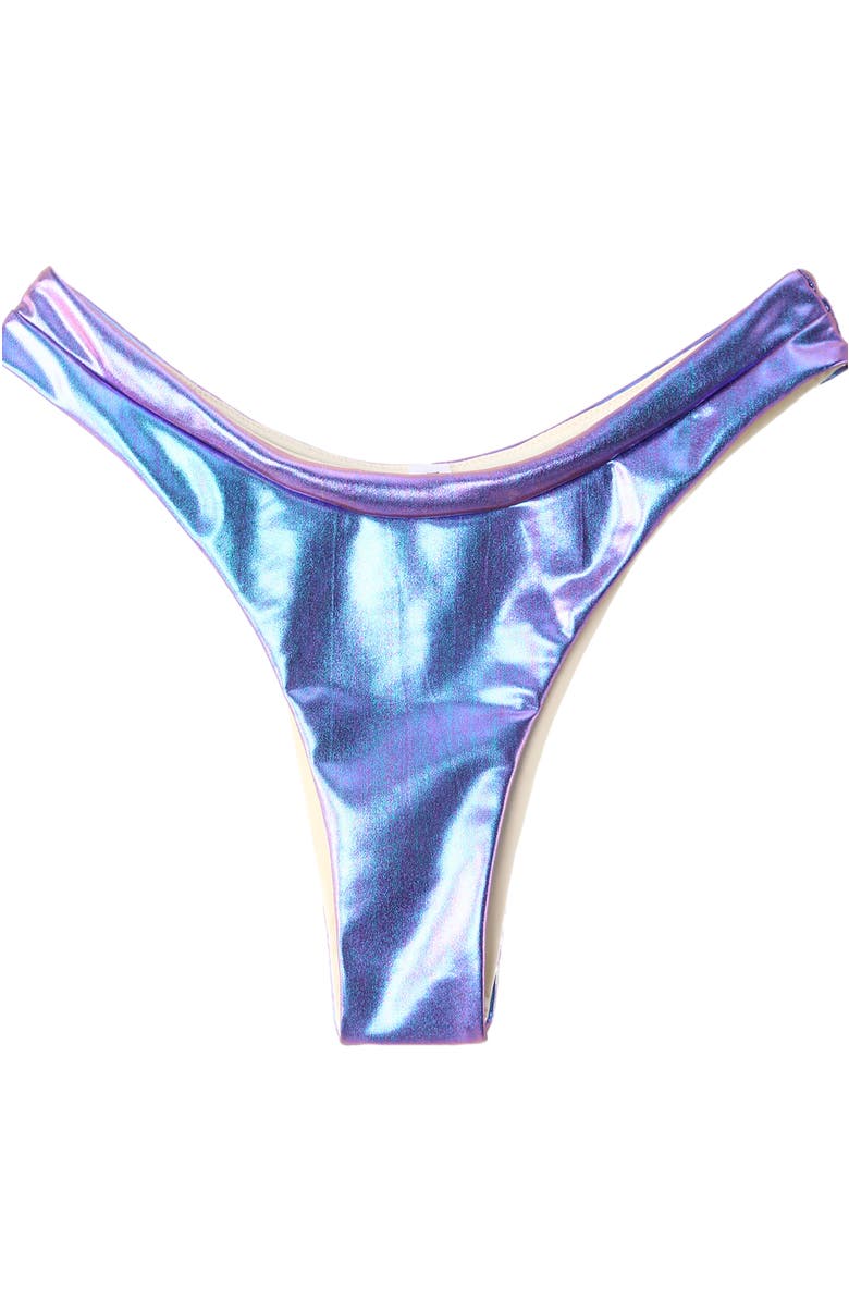 LECHERY<sup>®</sup> Lustrous High-cut Bikini Bottom, Alternate, color, 