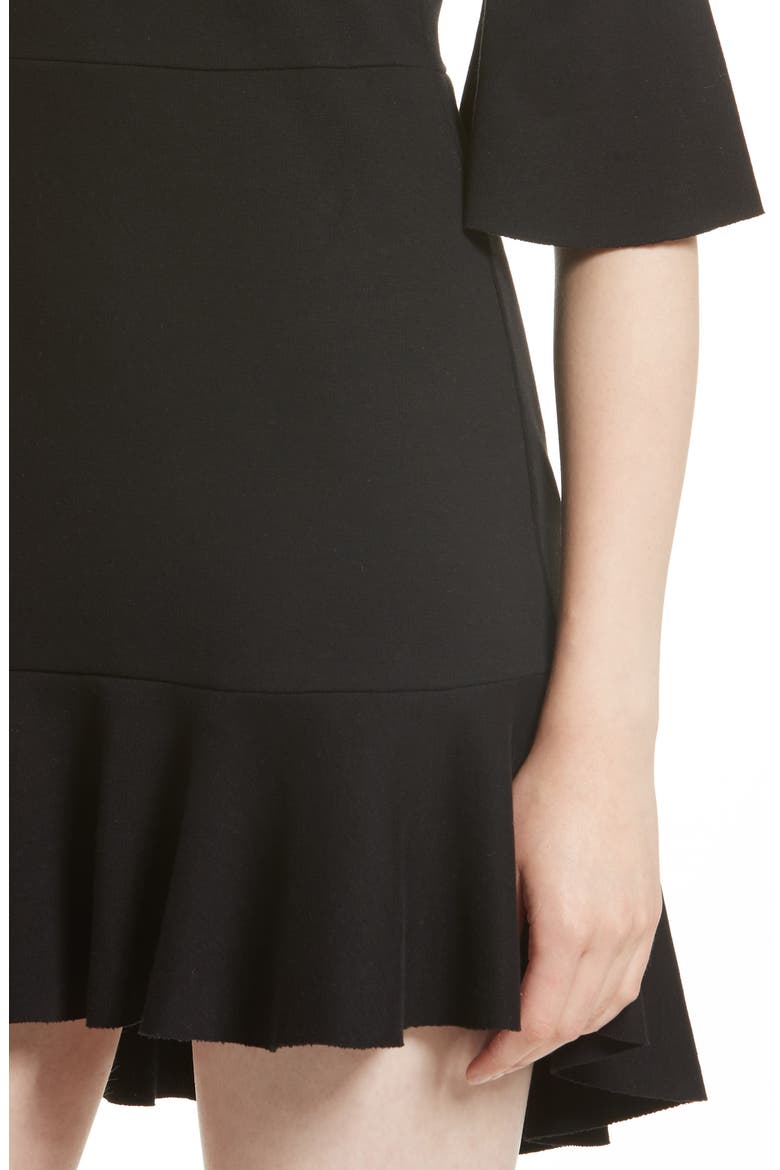 Flower Market Minidress, Alternate, color, BLACK