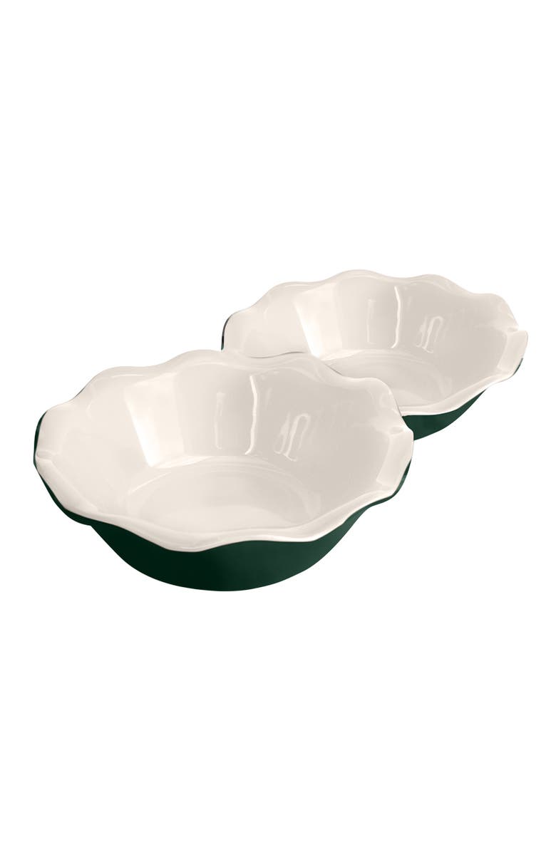 Emile Henry Mini Pie Dish, Set of 2, Main, color, Evergreen