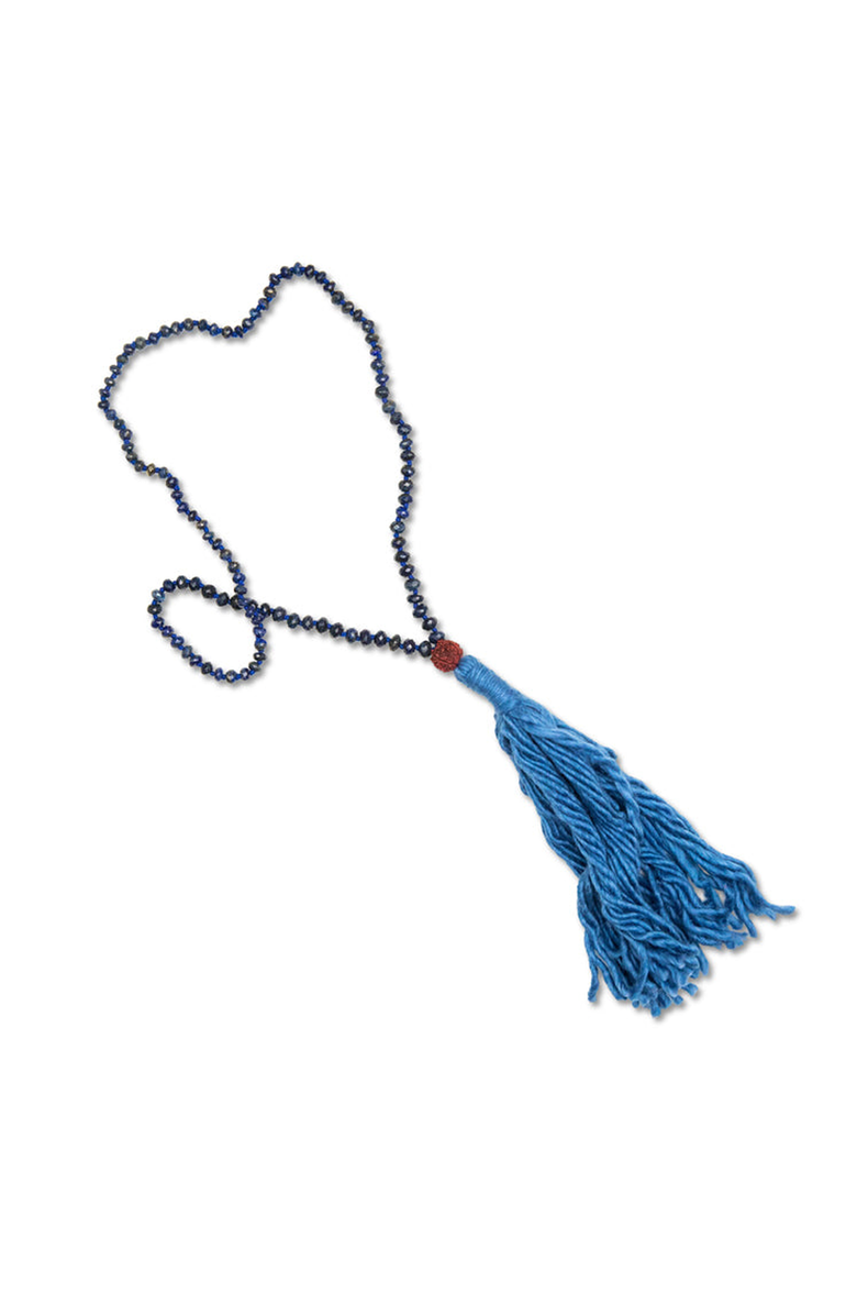 Bennd Lapis Indigo Mala Necklace, Alternate, color, Lapis / Indigo