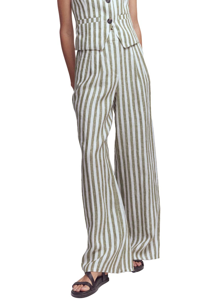 Boden Kensington Linen Wide Leg Pants, Main, color, 