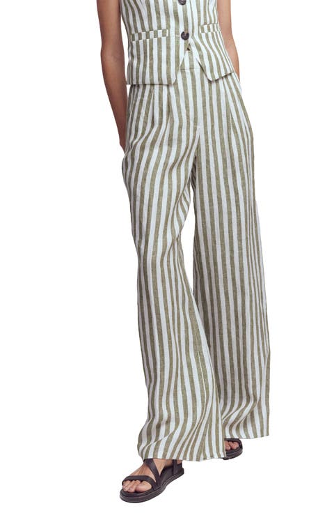 Kensington Linen Wide Leg Pants