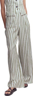Boden Kensington Linen Wide Leg Pants