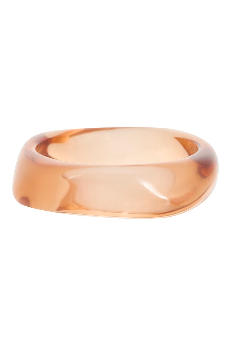 Resin Bangle Bracelet, Main, color, BLUSH