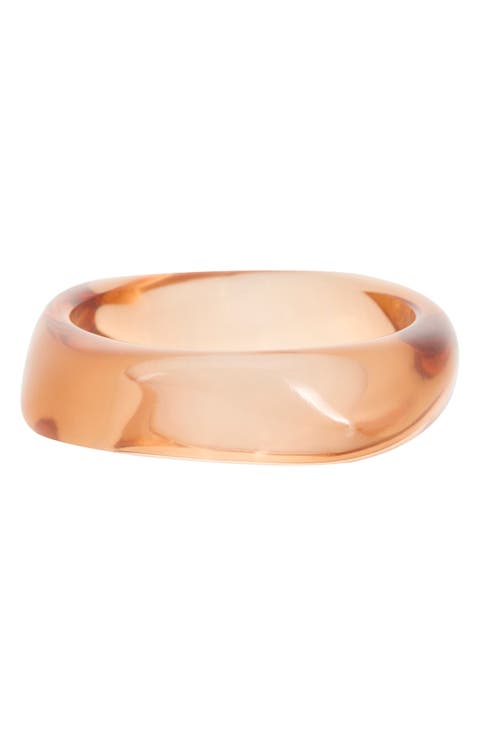 Resin Bangle Bracelet