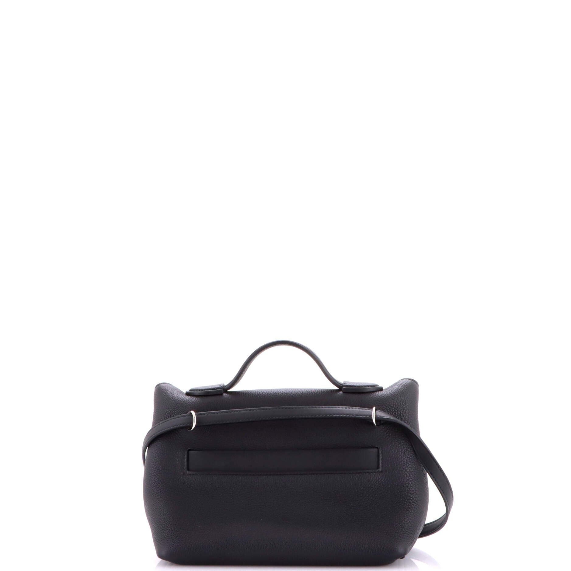 Pre-Owned Hermes 24/24 Bag Togo with Swift 21, Alternate, color, Noir