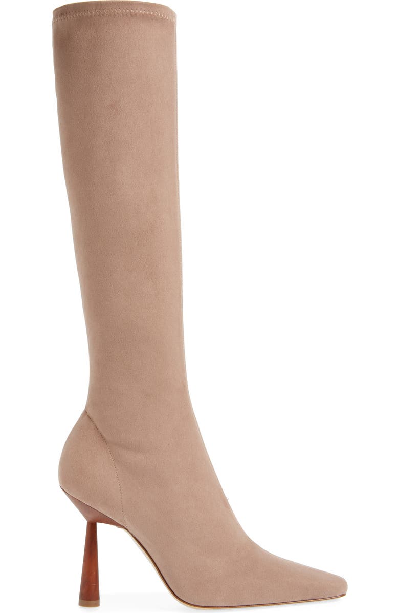 GIA BORGHINI Rosie Stretch Velvet Pointed Toe Tall Boot, Alternate, color,