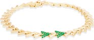 Campbell + Charlotte Spark Chevron Link Bracelet