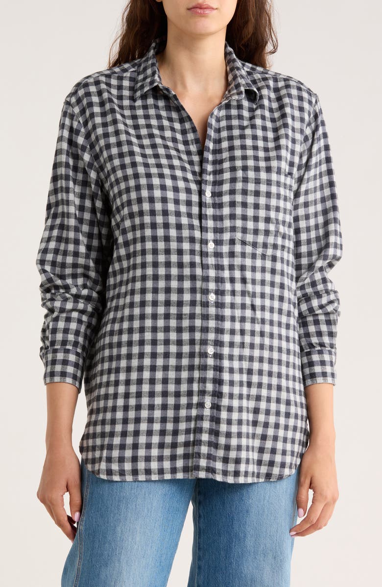 Frank & Eileen Joedy Boyfriend Button-Up Shirt, Main, color, Check
