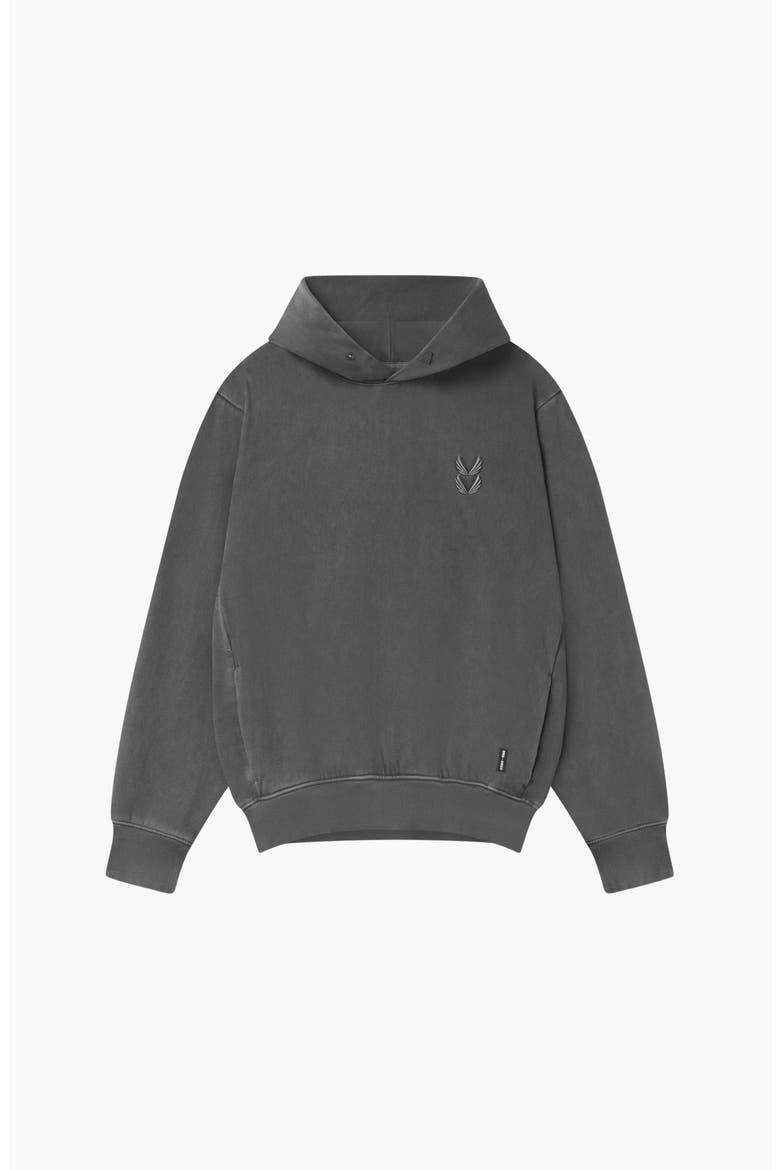 Tech Essential Distressed Hoodie, Alternate, color, Faded Grey