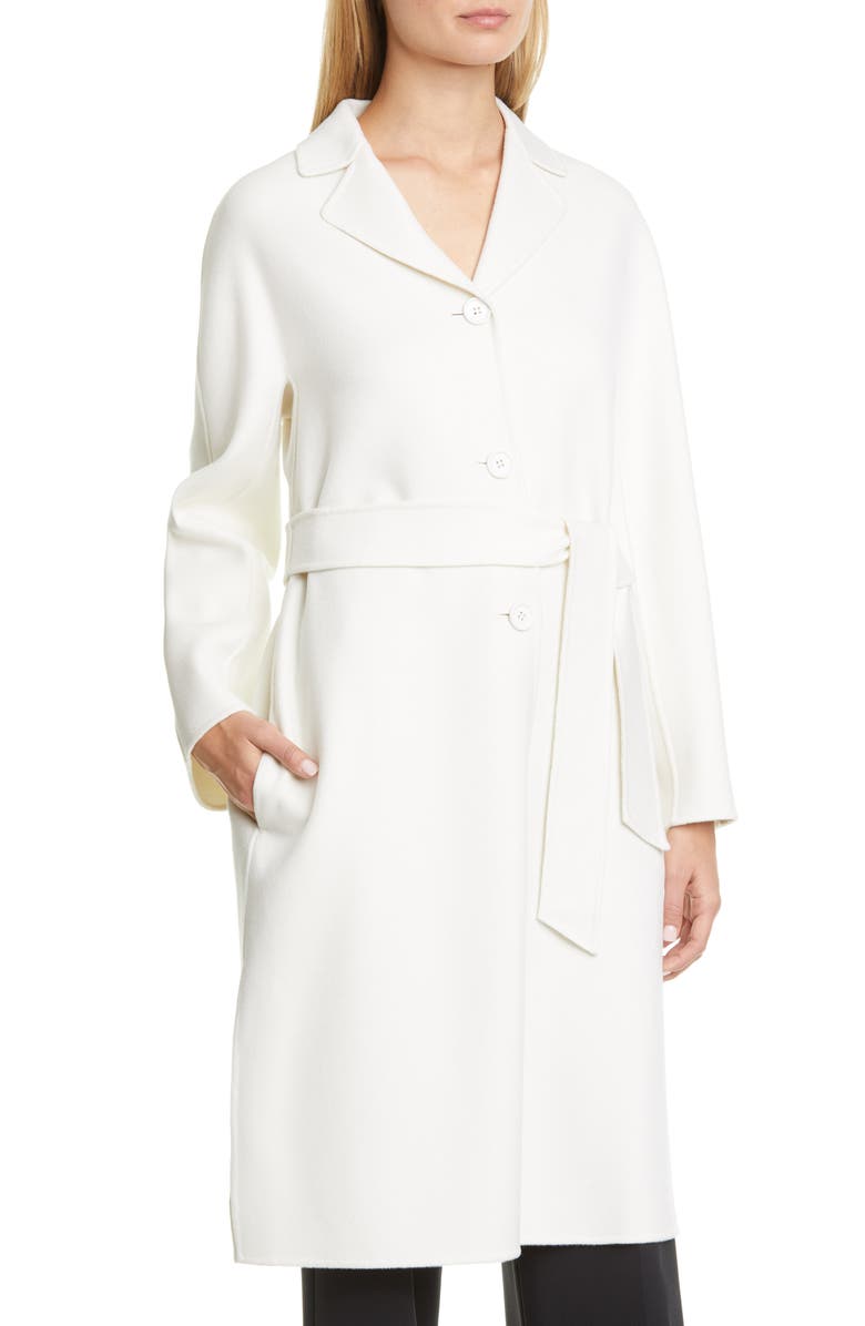 Max Mara Aretusa Belted Wool Blend Coat, Alternate, color, 