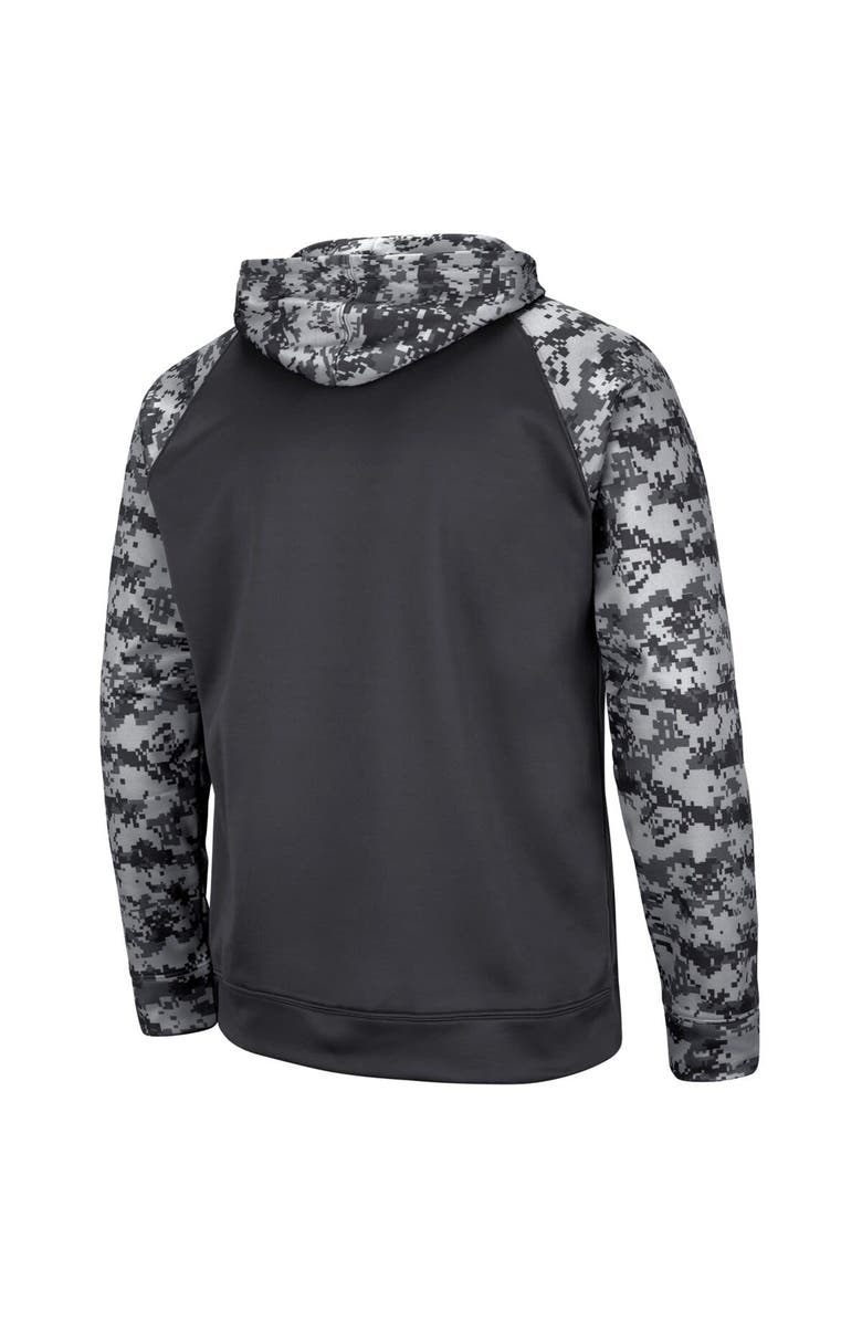 COLOSSEUM Men's Colosseum Charcoal USC Trojans OHT Military Appreciation Digital Camo Pullover Hoodie, Alternate, color, Charcoal