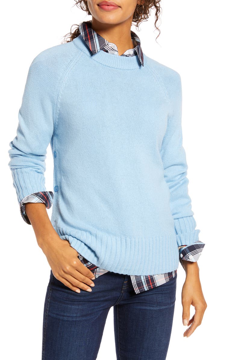 1901 Side Button Sweater, Main, color, 
