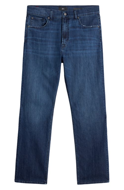 7 For All Mankind Modern Straight Fit Jeans In Proper In Blue
