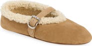 Alaïa Genuine Shearling Mary Jane Flat
