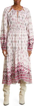Isabel Marant Étoile Fratela-Ge Print Long Sleeve Maxi Dress