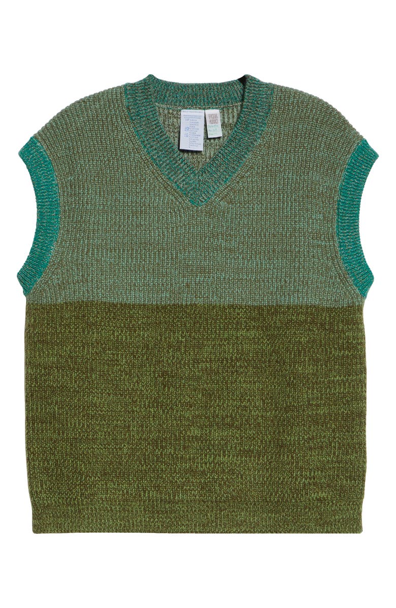 Waste Yarn Project Ida Wool Blend V-Neck Sweater Vest, Alternate, color, 