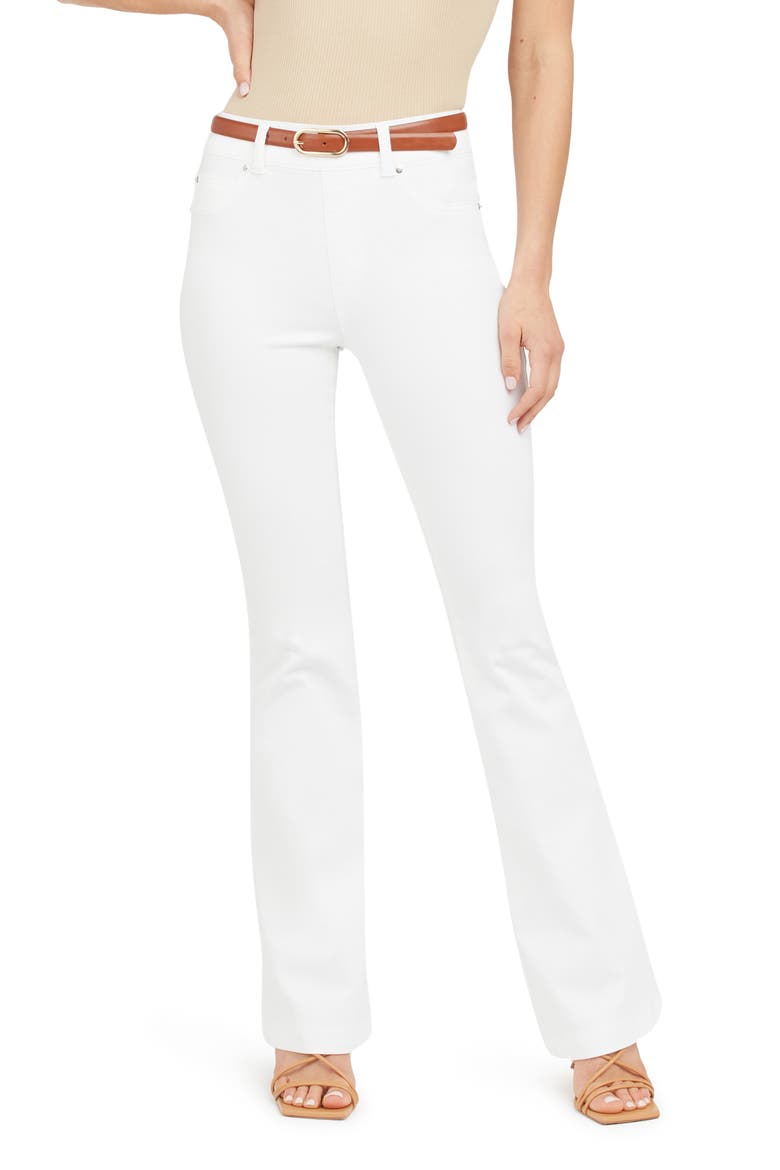 Flare Jeans, Main, color, WHITE