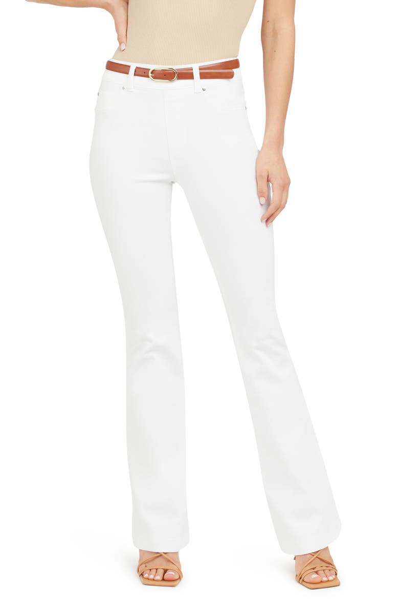 SPANX<sup>®</sup> Flare Jeans, Main, color, White