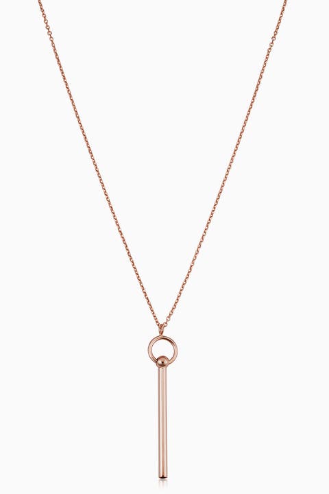 14K Gold Villa Pendant Necklace