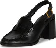 Vince Camuto Grinie Slingback Penny Loafer Pump