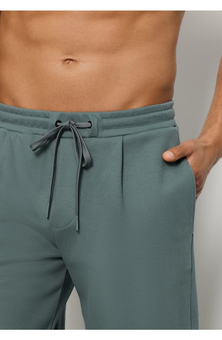 Hanro Travelwear Organic Cotton Shorts, Alternate, color, Studio Green