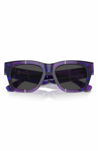 Elevated Check 52mm Square Sunglasses