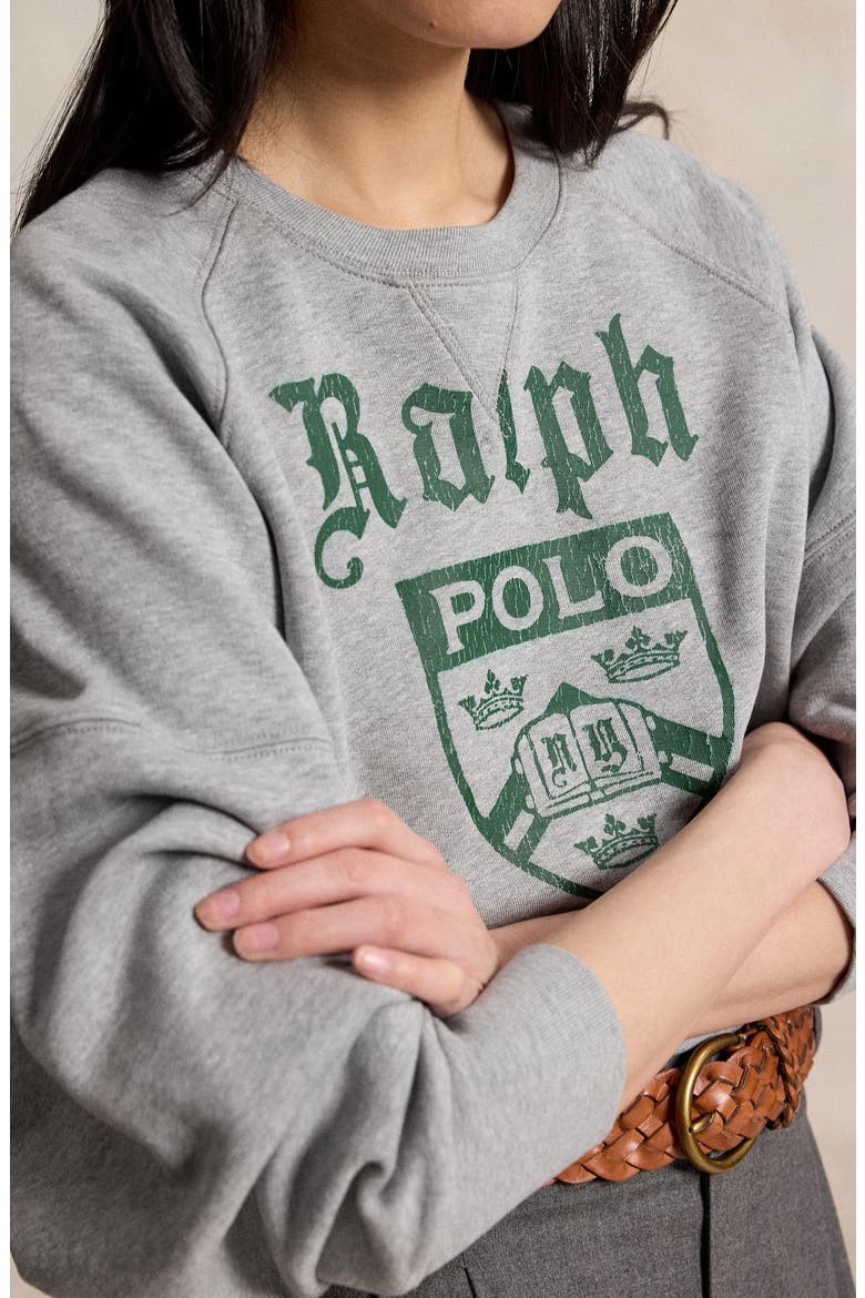 Graphic Sweatshirt, Alternate, color, LEAGUE HEATHER