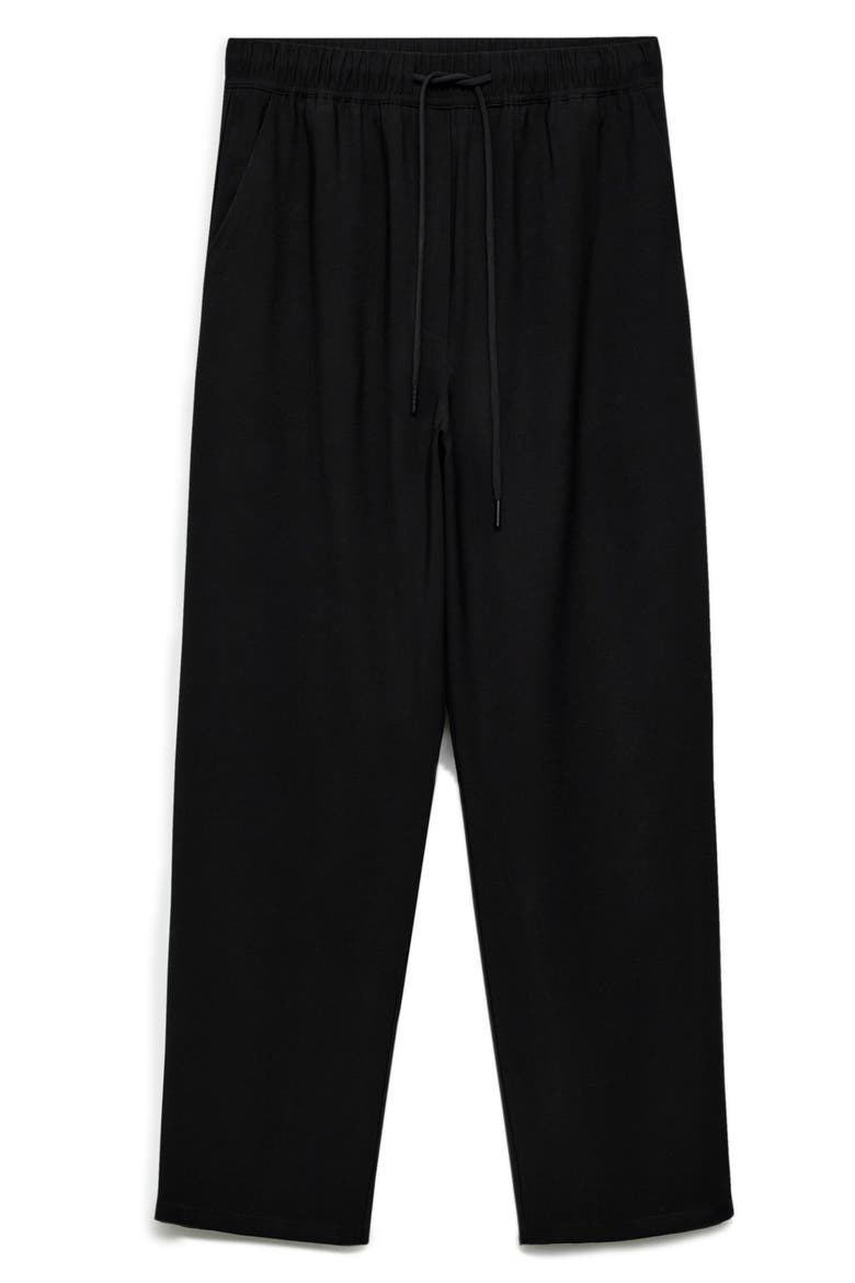Elastic Waist Jogger Trousers, Alternate, color, BLACK
