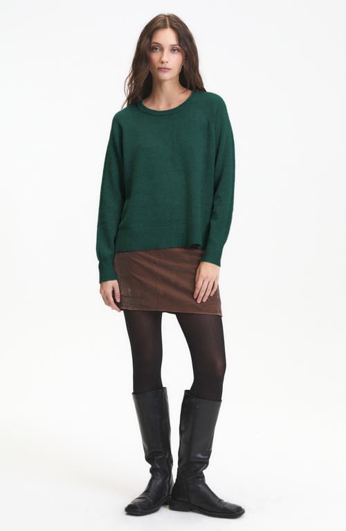 Deluc Begonia Crewneck Sweater In Green