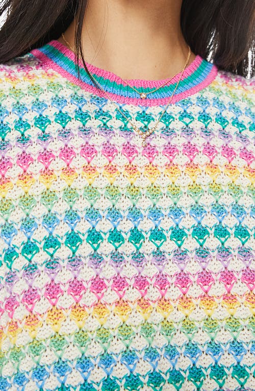 Mother The Open Back Sweater Tank In Multi