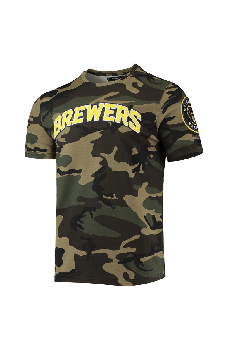 PRO STANDARD Men's Pro Standard Camo Milwaukee Brewers Team T-Shirt, Alternate, color, 